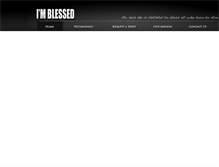 Tablet Screenshot of imblessedtshirt.com